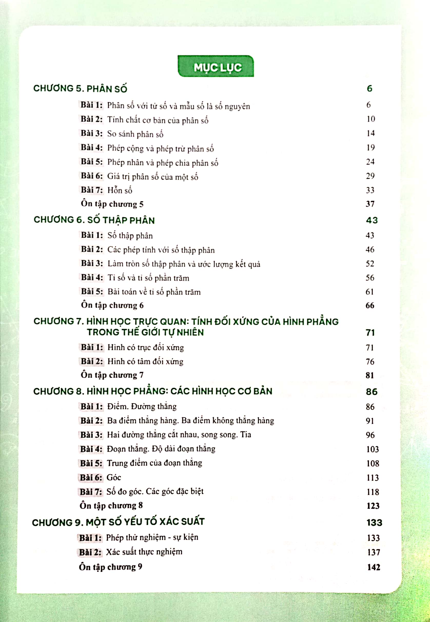 bộ giải bài tập và học tốt toán 6 - tập 2 (theo sách giáo khoa chân trời sáng tạo)