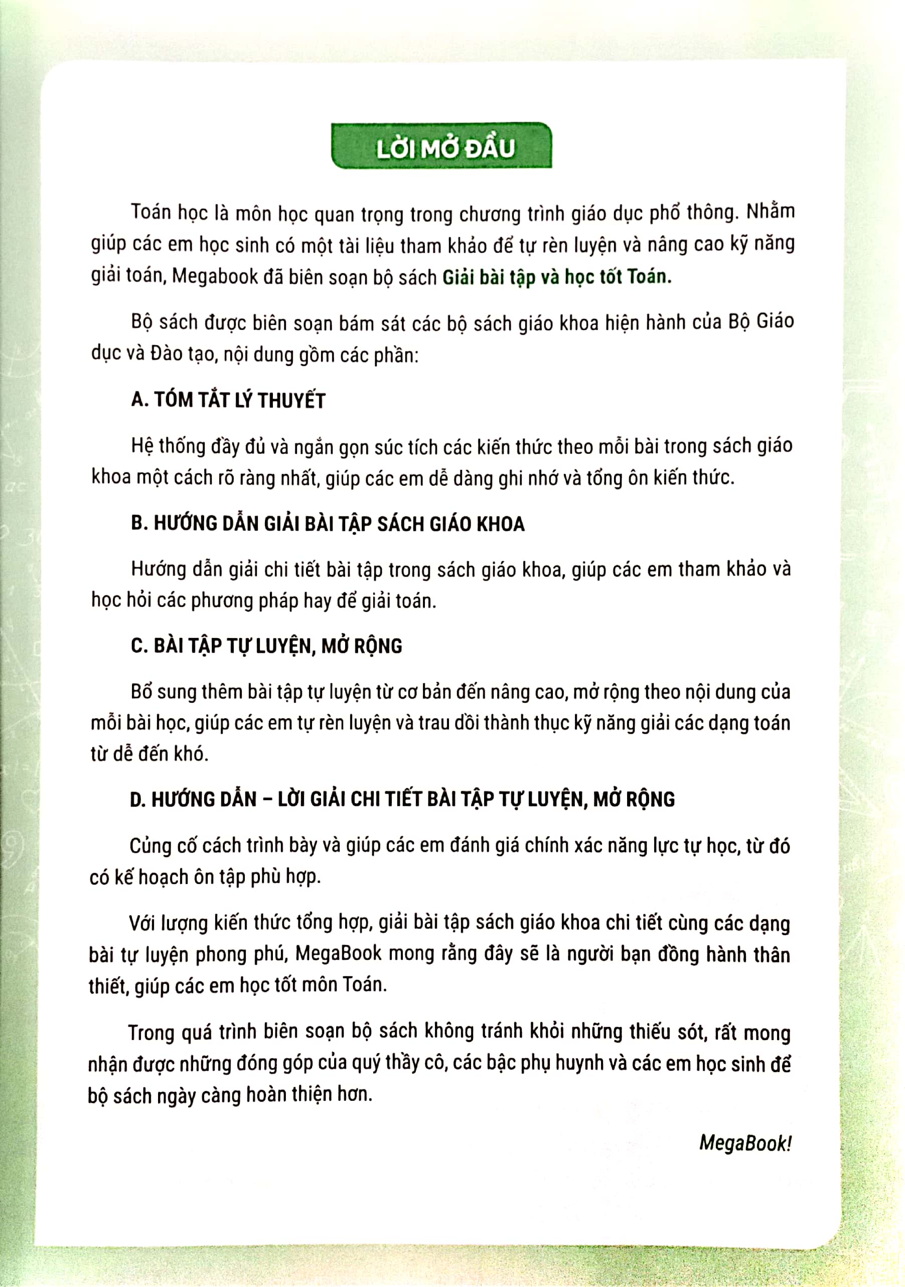 bộ giải bài tập và học tốt toán 6 - tập 2 (theo sách giáo khoa chân trời sáng tạo)