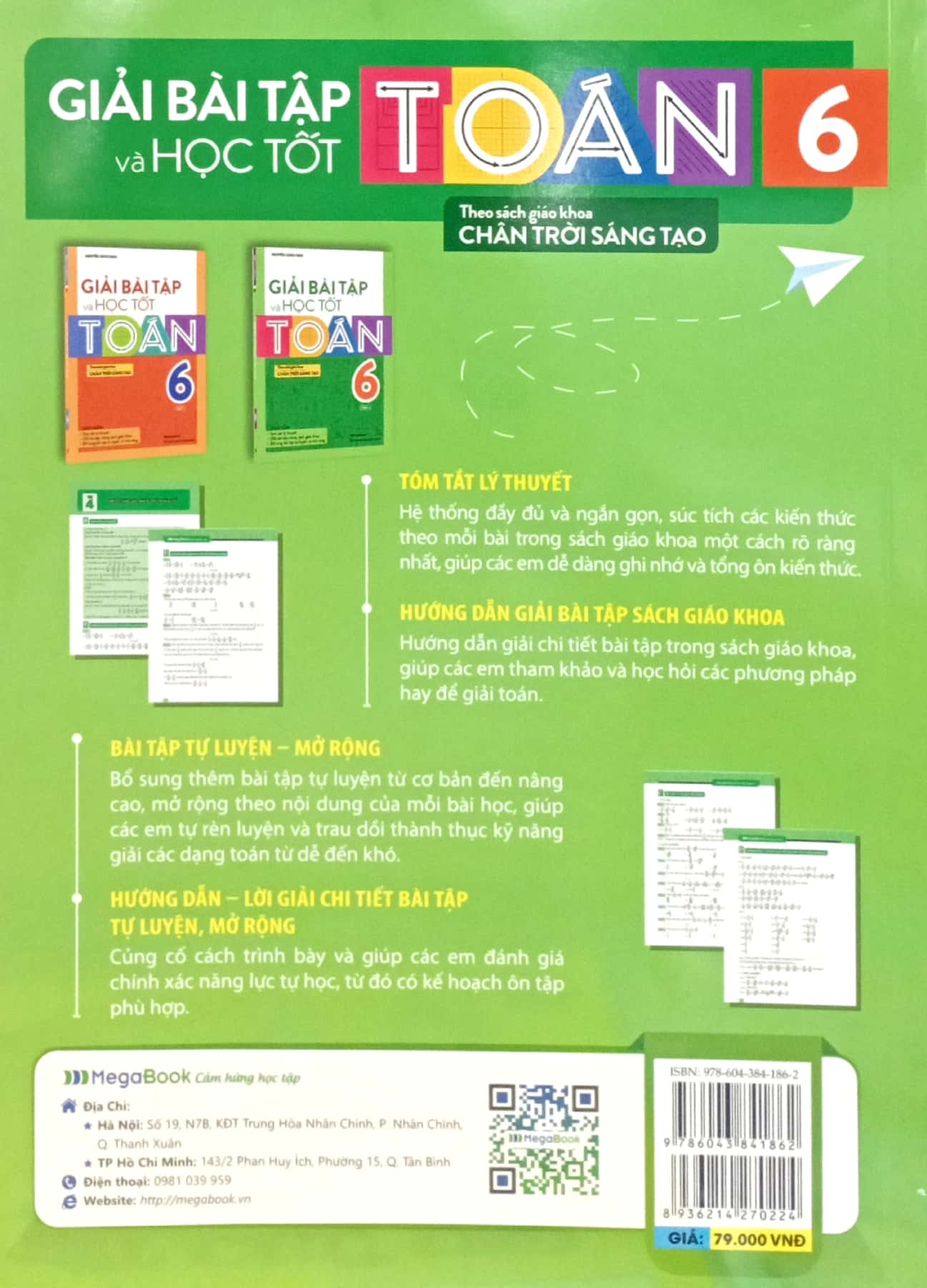 bộ giải bài tập và học tốt toán 6 - tập 2 (theo sách giáo khoa chân trời sáng tạo)