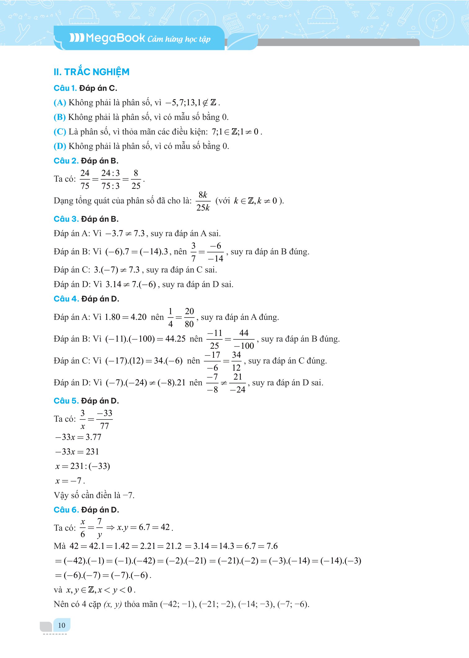 bộ giải bài tập và học tốt toán 6 - tập 2 (theo sgk kết nối tri thức với cuộc sống)