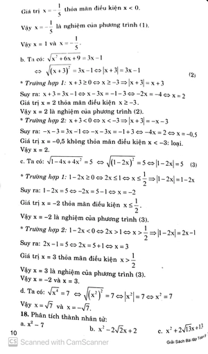 bộ giải sách bài tập toán 9 - tập 1