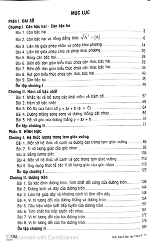 bộ giải sách bài tập toán 9 - tập 1