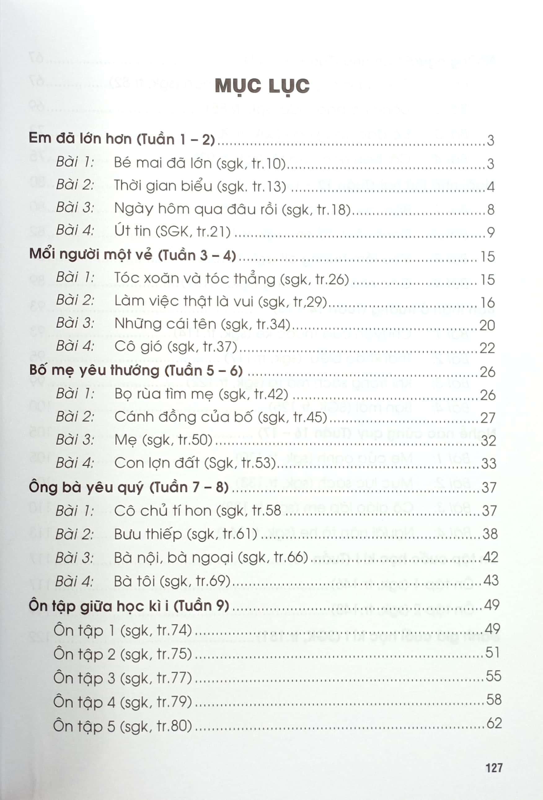 bộ giải vở bài tập tiếng việt lớp 2 - tập 1 (chân trời sáng tạo) (2022)