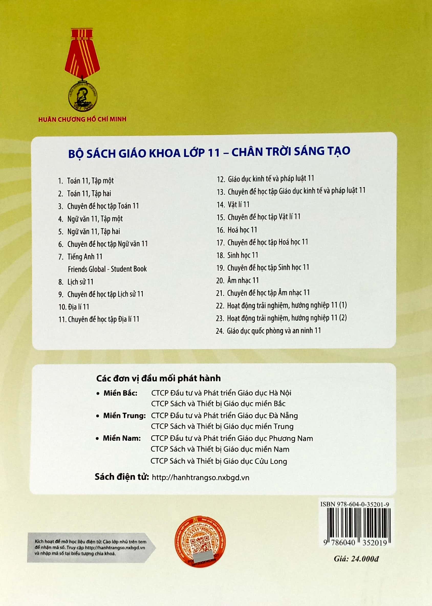 Bo
						
										
										Giao Duc Kinh Te Va Phap Luat 11 (Chan Troi Sang Tao) (Chuan)