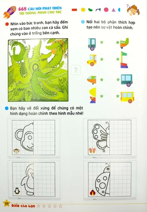 bộ giáo dục sớm phát triển não bộ - 668 câu hỏi phát triển trí thông minh - tập 1