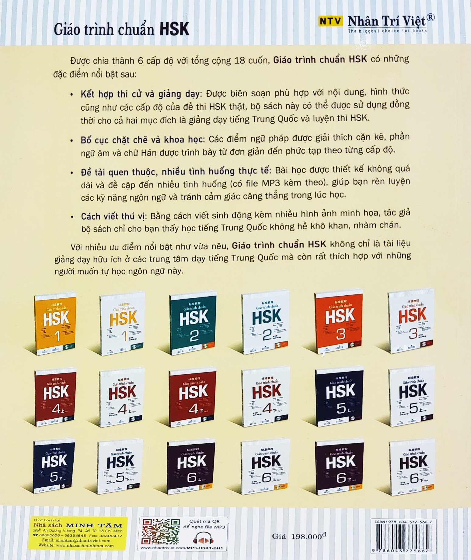 bộ giáo trình chuẩn hsk 1 (tái bản 2023)