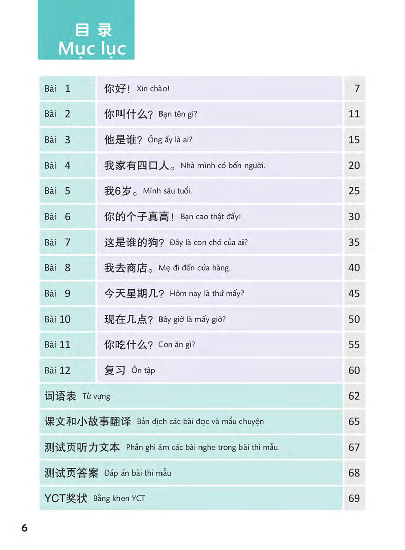 Bo
						
										
										Giao Trinh Chuan YCT 1