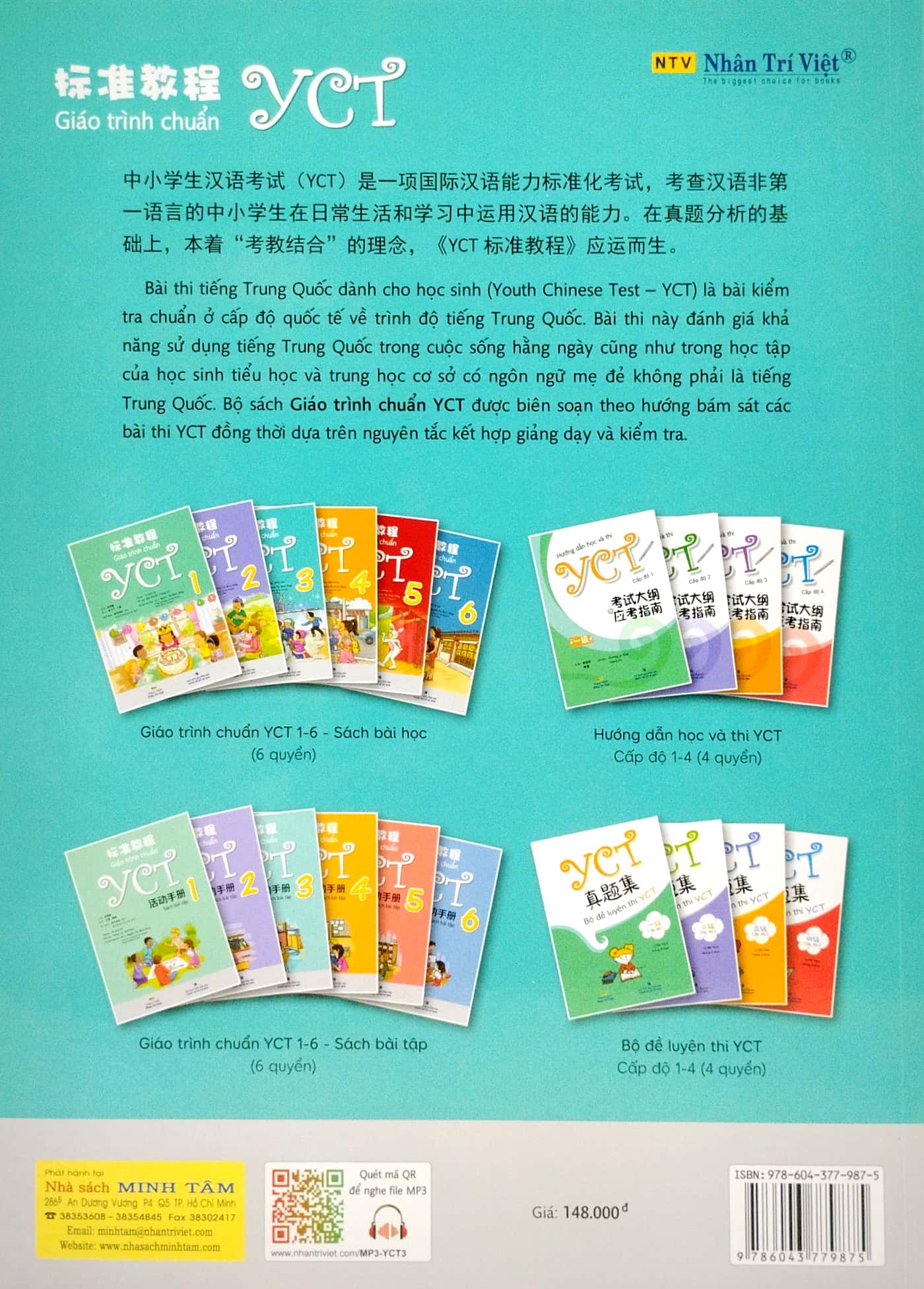 bộ giáo trình chuẩn yct 3 (quét mã để nghe file mp3)