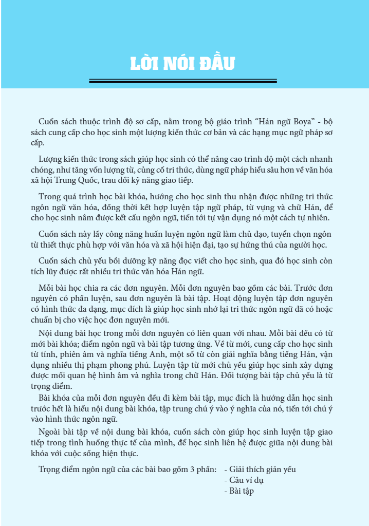 Bo
						
										
										Giao Trinh Han Ngu Boya - So Cap - Tap 2 (Sach Bai Tap Kem Dap An) (Tai Ban 2025)