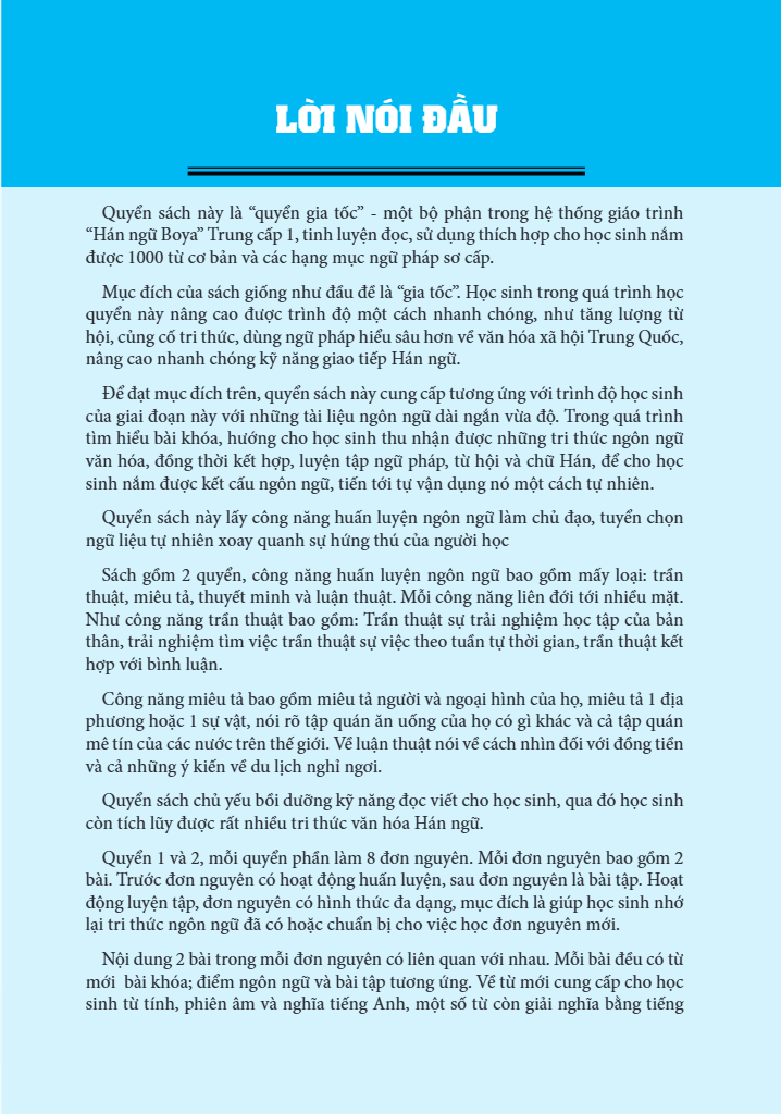 Bo
						
										
										Giao Trinh Han Ngu Boya - Trung Cap 1 - Tap 1 (Tai Ban 2025)