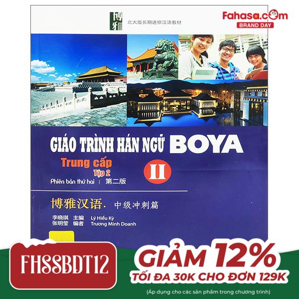 bộ giáo trình hán ngữ boya trung cấp 2 - tập 2 (tái bản 2022)