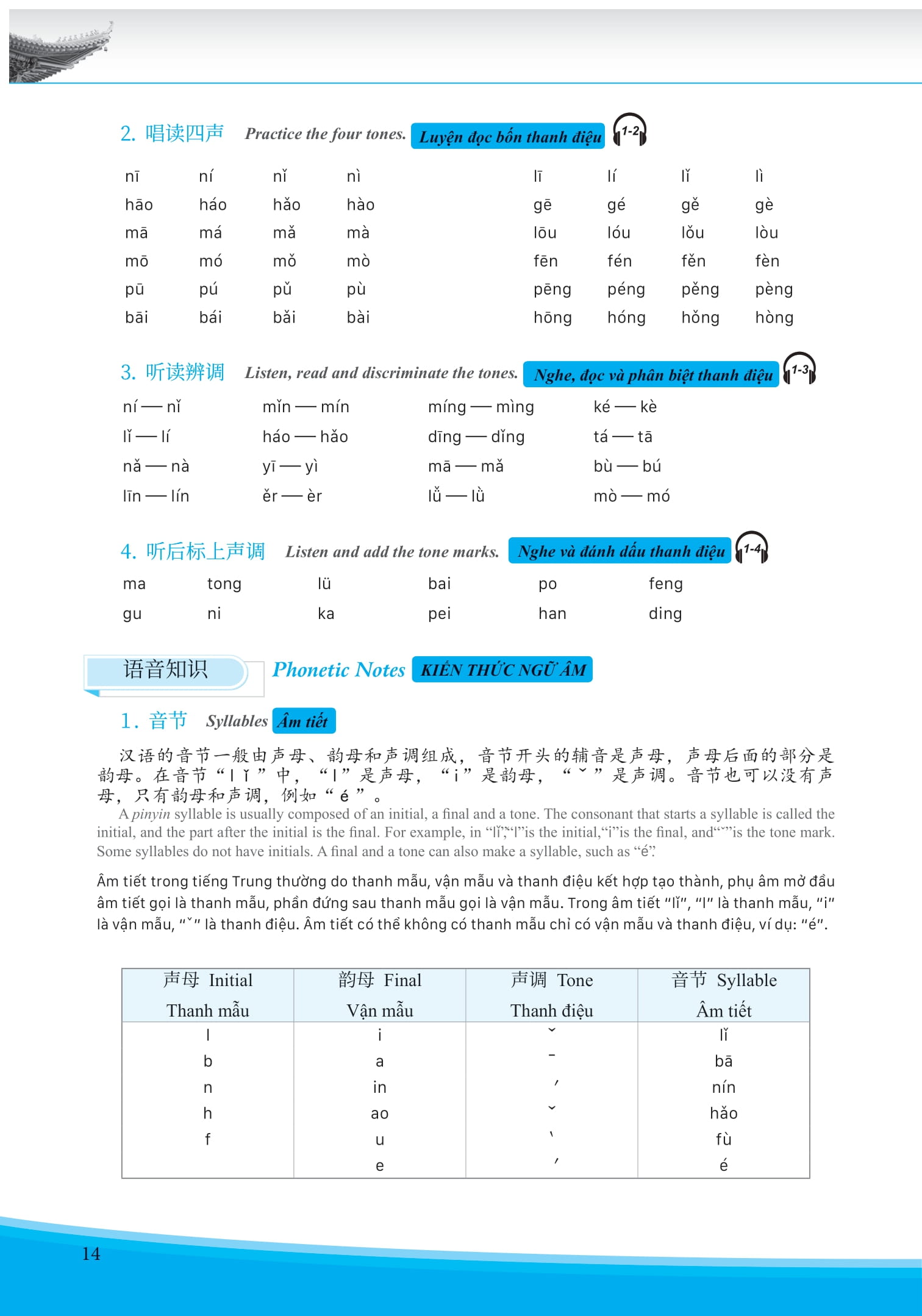 bộ giáo trình phát triển hán ngữ tổng hợp sơ cấp 1 - tập 1 (tái bản 2023)
