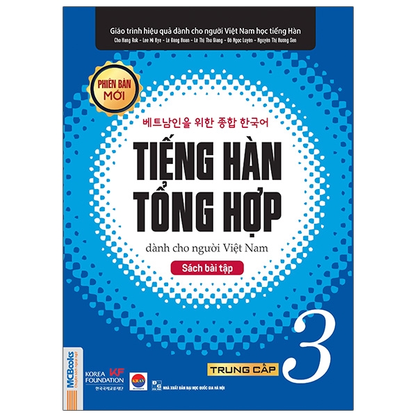 bộ giáo trình tiếng hàn tổng hợp dành cho người việt nam - trung cấp 3 - sách bài tập