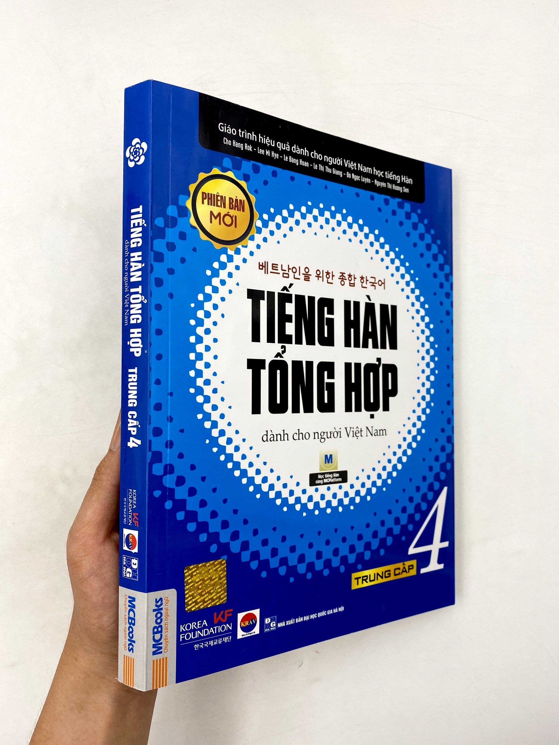 bộ giáo trình tiếng hàn tổng hợp dành cho người việt nam - trung cấp 4 - đen trắng (phiên bản mới)