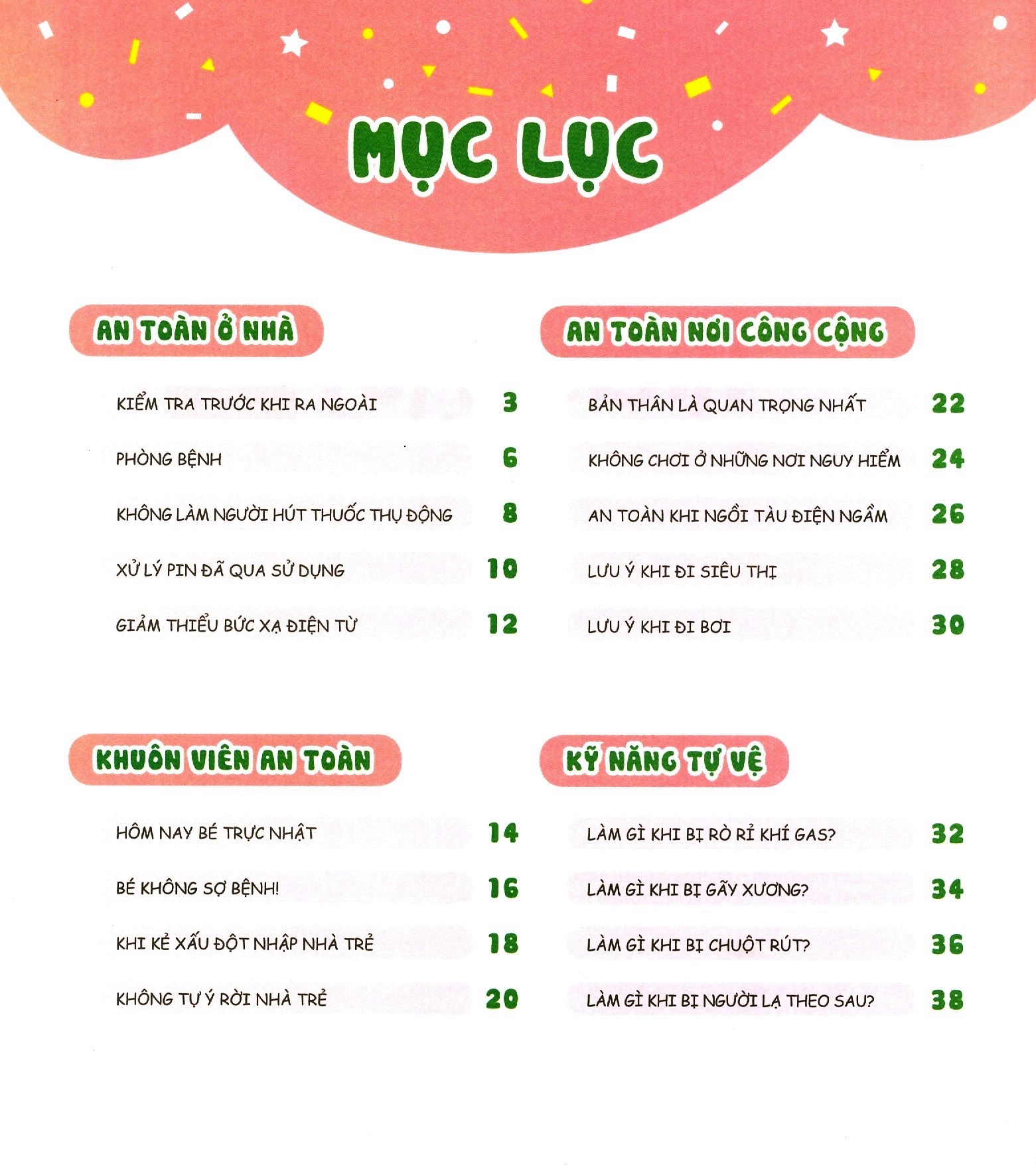 bộ giúp bé tránh hiểm nguy - lớp lá 2