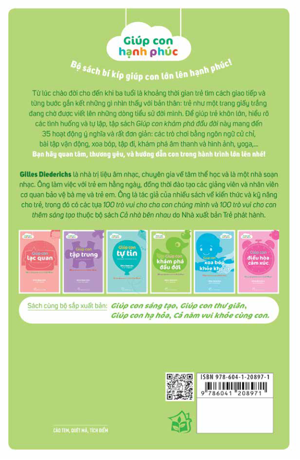 bộ giúp con hạnh phúc: giúp con khám phá đầu đời - 35 hoạt động dành cho trẻ từ 0 đến 3 tuổi