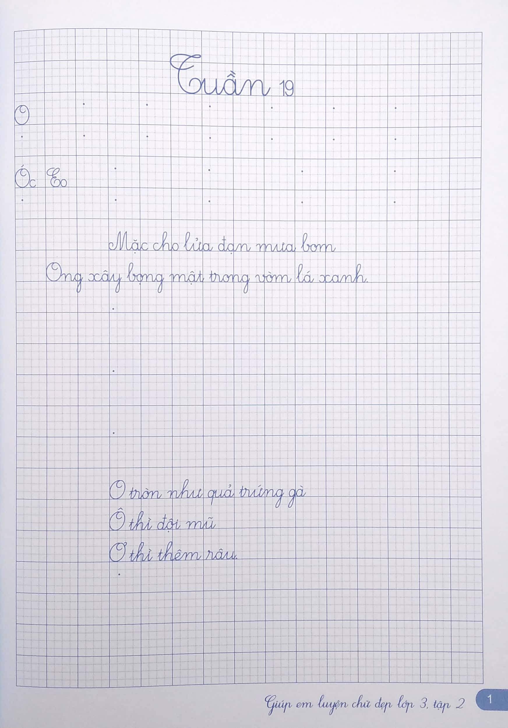 bộ giúp em luyện chữ đẹp lớp 3 - tập 2