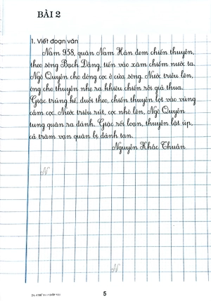 bộ giúp em viết chữ đẹp lớp 5 - tập 1