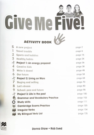 bộ give me five 6 activity book