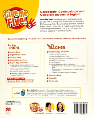 bộ give me five! level 3 activity book with digital activity book