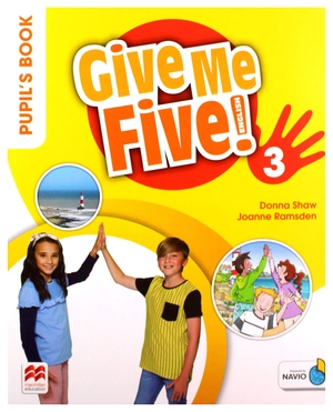 bộ give me five! level 3 pupil's book pack with navio app