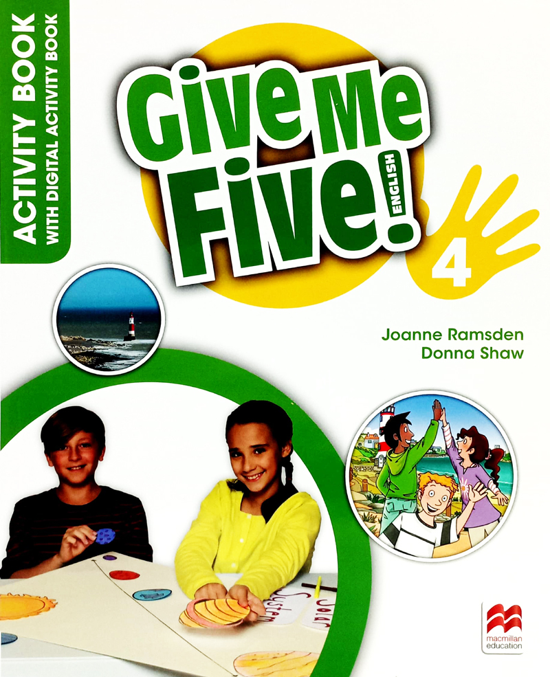 bộ give me five! level 4 activity book with digital activity book