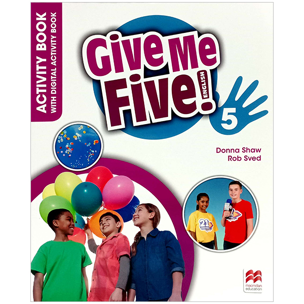 bộ give me five! level 5 activity book with digital activity book