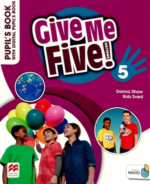 bộ give me five! level 5 pupil's book pack with navio app