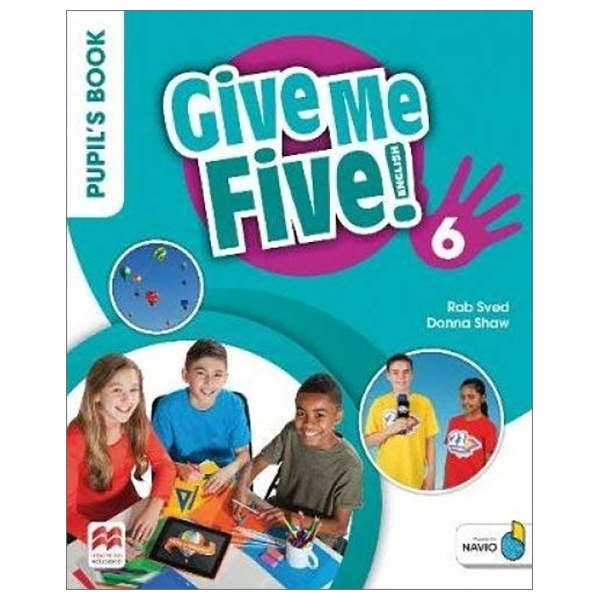 bộ give me five! level 6 pupil's book pack with navio app