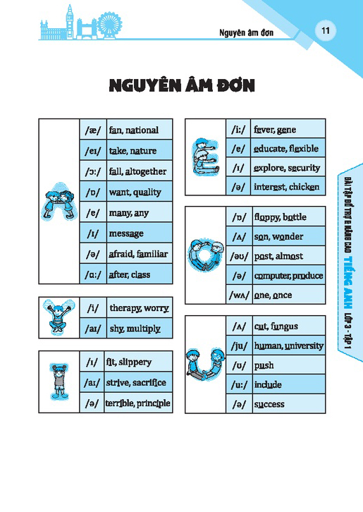 bộ global success - bài tập bổ trợ và nâng cao tiếng anh lớp 3 - tập 1 (có đáp án)