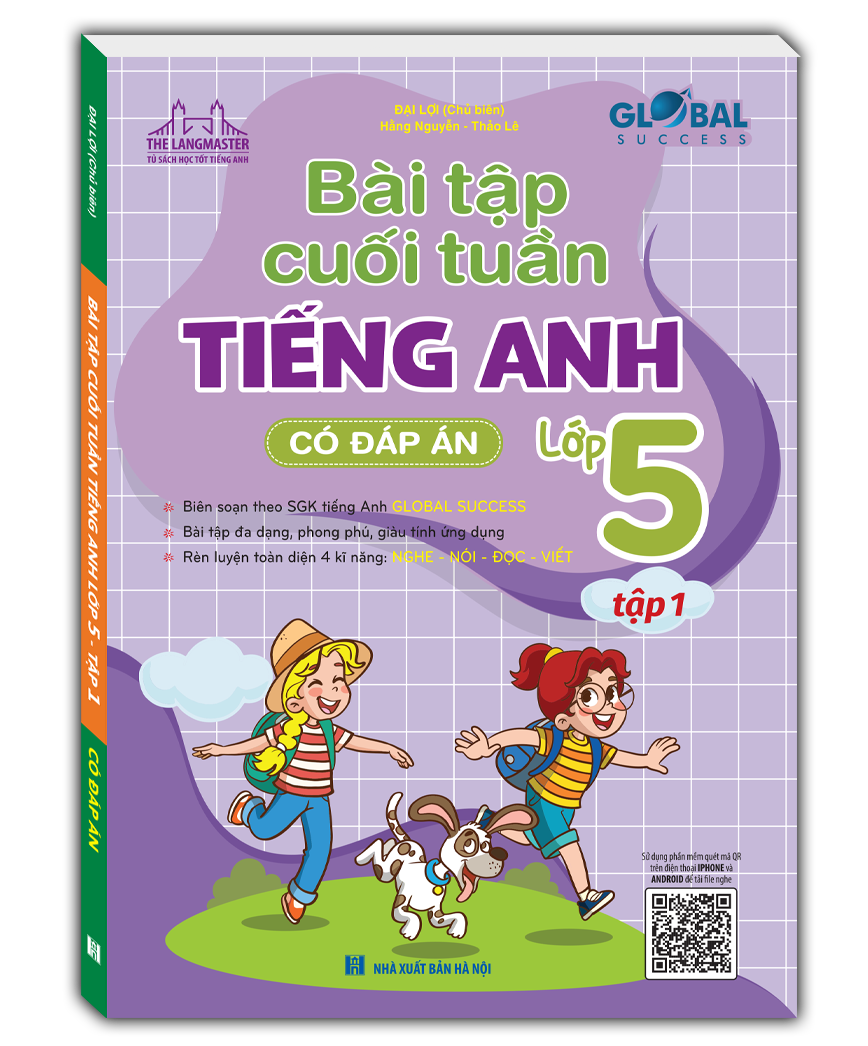 Bo
						
										
										Global Success - Bai Tap Cuoi Tuan Tieng Anh Lop 5 - Tap 1 (Co Dap An)