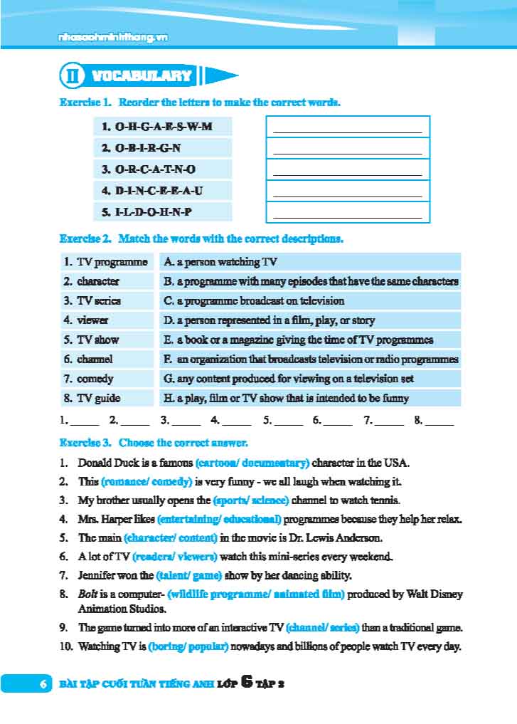 Bo
						
										
										Global Success - Bai Tap Cuoi Tuan Tieng Anh Lop 6 - Tap 2 (Co Dap An)