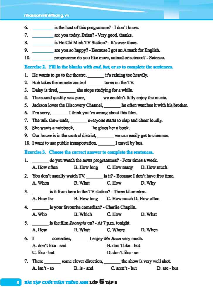 Bo
						
										
										Global Success - Bai Tap Cuoi Tuan Tieng Anh Lop 6 - Tap 2 (Co Dap An)