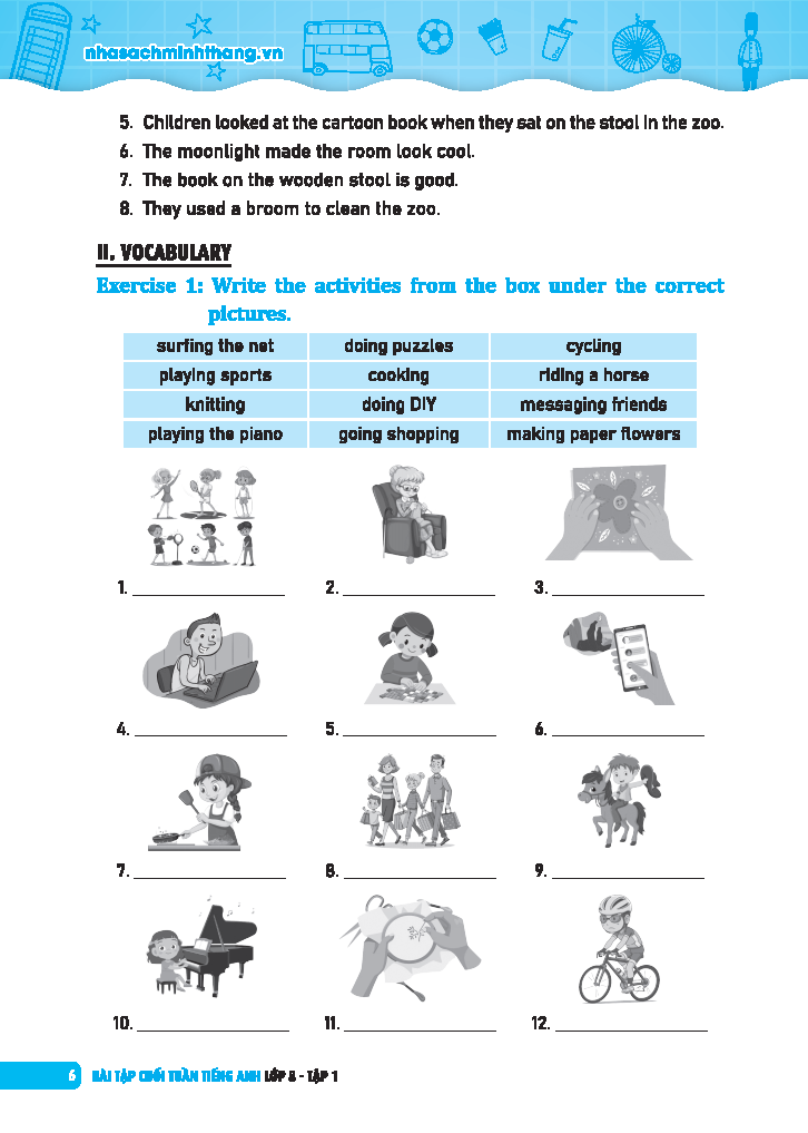 Bo
						
										
										Global Success - Bai Tap Cuoi Tuan Tieng Anh Lop 8 - Tap 1 (Co Dap An)