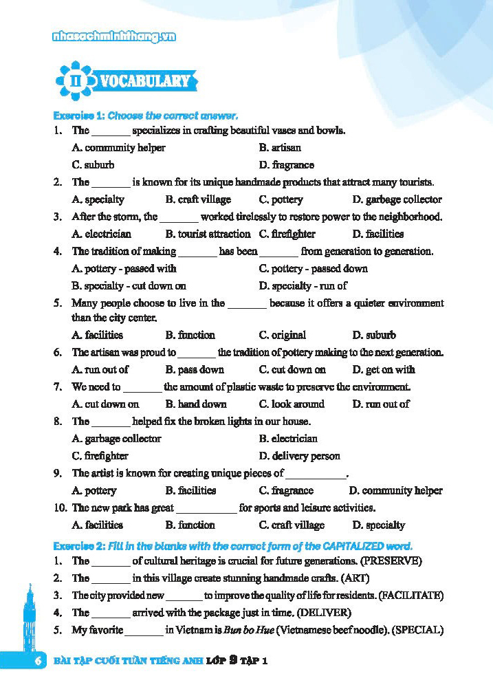 Bo
						
										
										Global Success - Bai Tap Cuoi Tuan Tieng Anh Lop 9 - Tap 1 (Co Dap An)