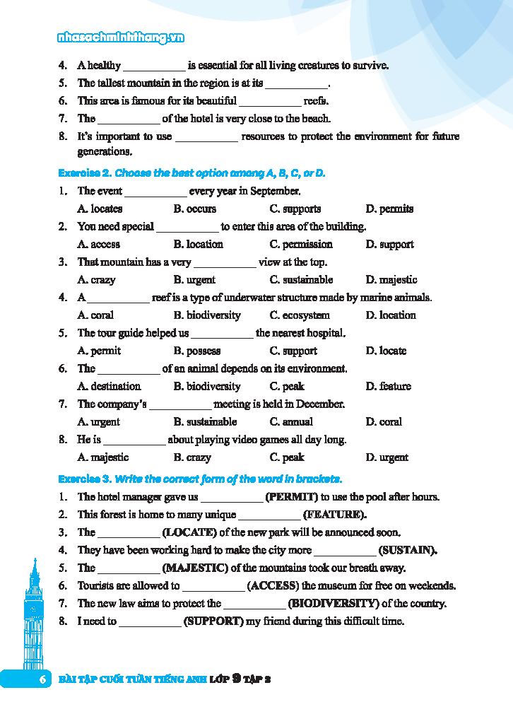 Bo
						
										
										Global Success - Bai Tap Cuoi Tuan Tieng Anh Lop 9 - Tap 2 (Co Dap An)