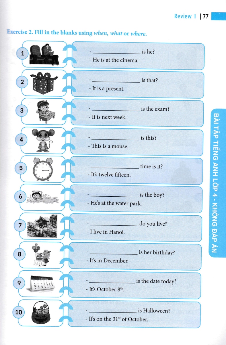 bộ global success - bài tập tiếng anh 4 - không đáp án