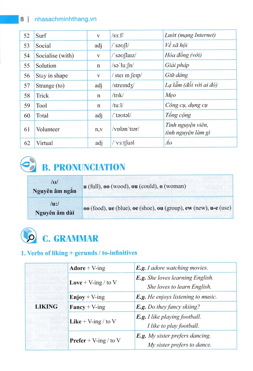 bộ global success - bài tập tiếng anh 8 - không đáp án