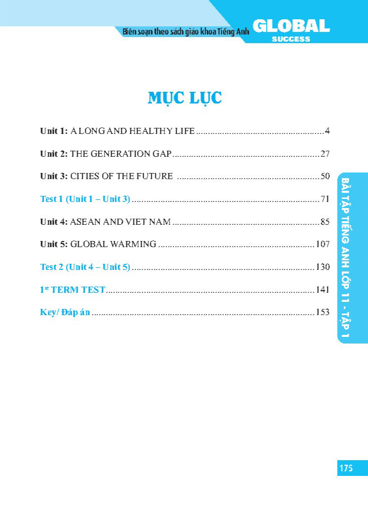 Bo
						
										
										Global Success - Bai Tap Tieng Anh Lop 11 - Tap 1 - Co Dap An