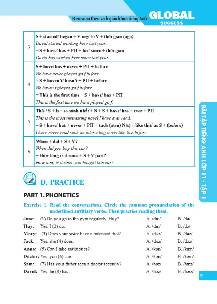 Bo
						
										
										Global Success - Bai Tap Tieng Anh Lop 11 - Tap 1 - Co Dap An