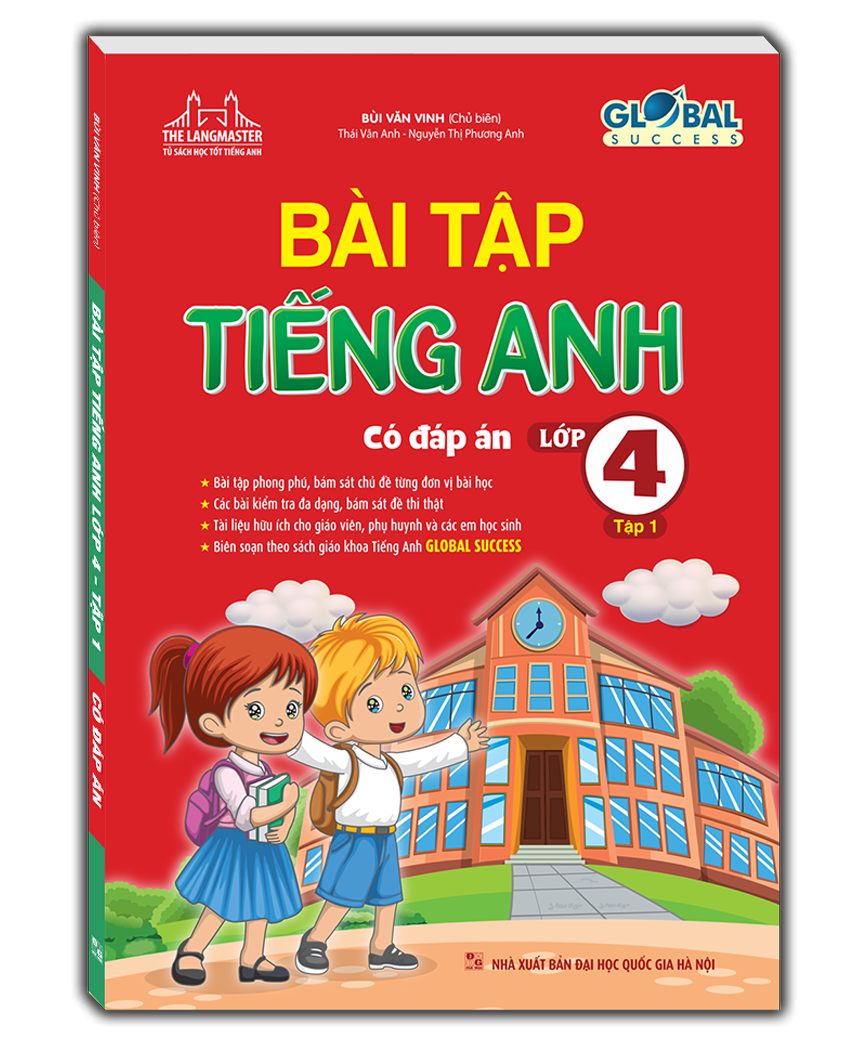bộ global success - bài tập tiếng anh lớp 4 - tập 1 - có đáp án