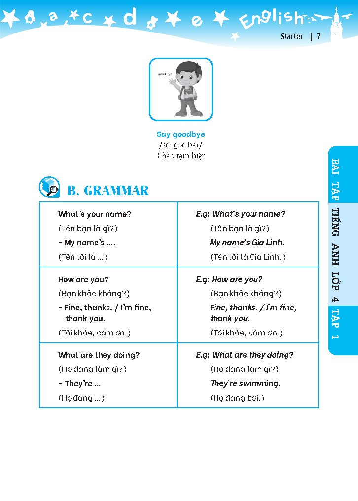 bộ global success - bài tập tiếng anh lớp 4 - tập 1 - có đáp án