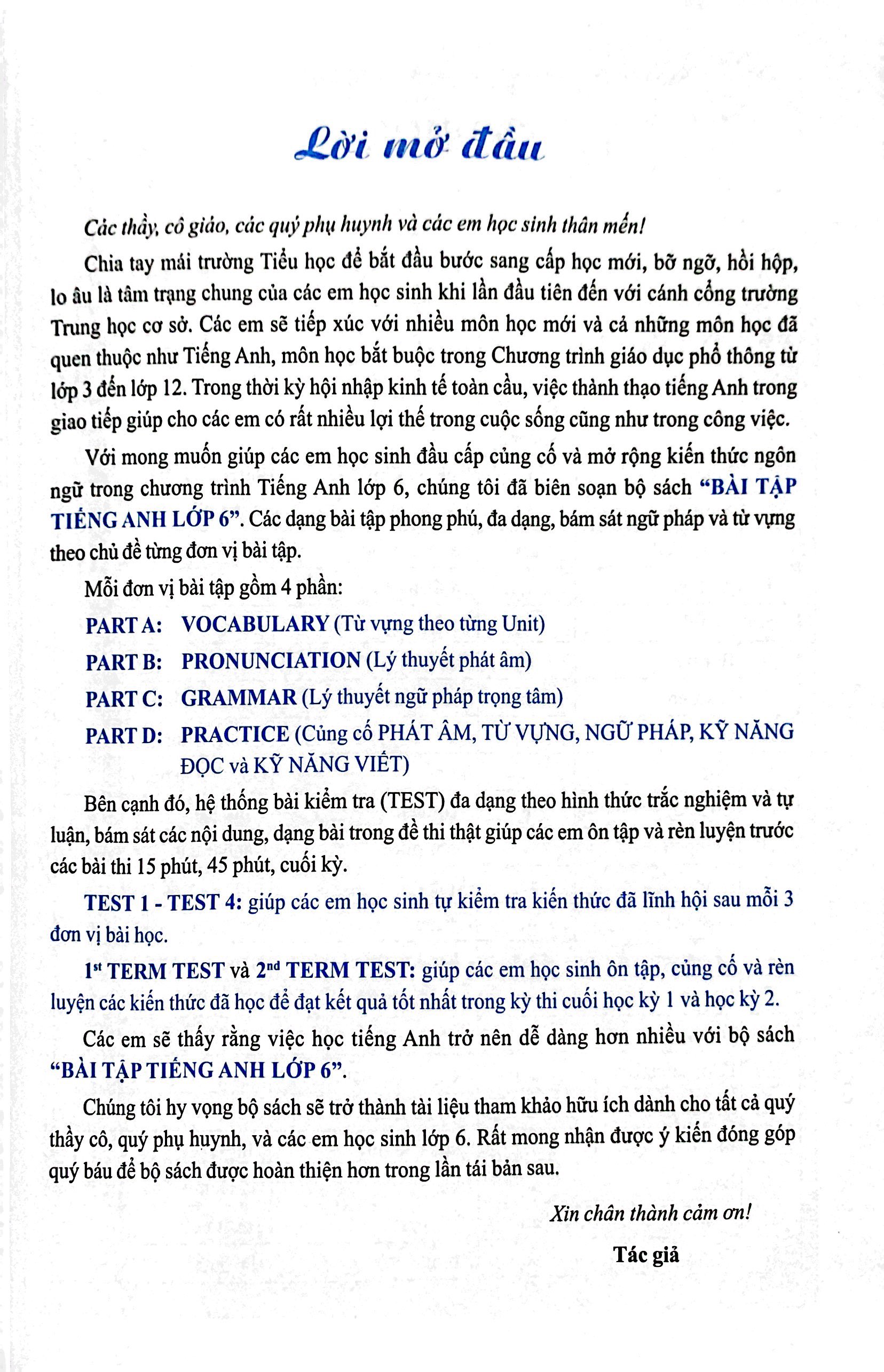 bộ global success - bài tập tiếng anh lớp 6 - tập 2 (có đáp án)