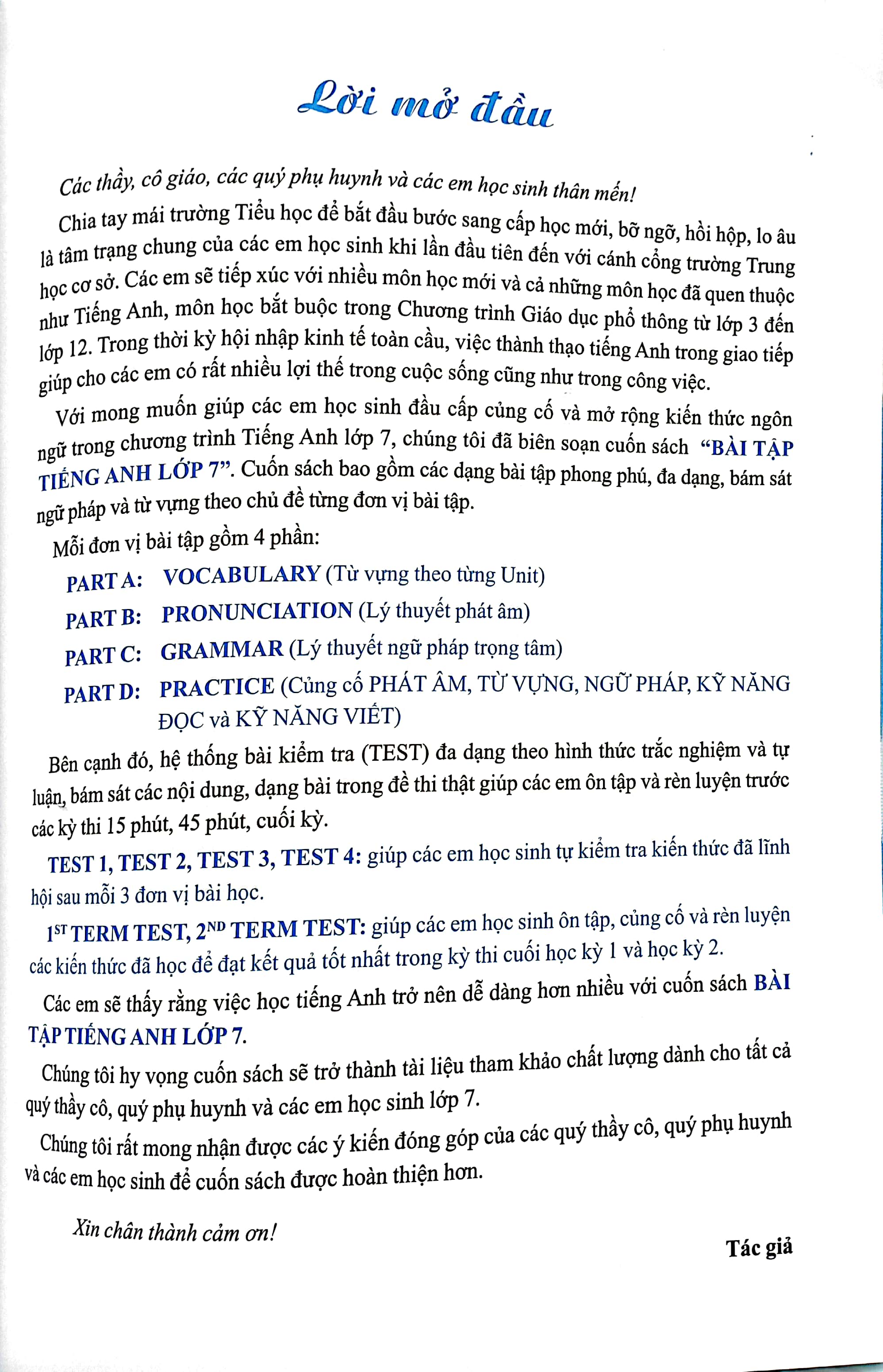 bộ global success - bài tập tiếng anh lớp 7 - tập 2 (có đáp án)