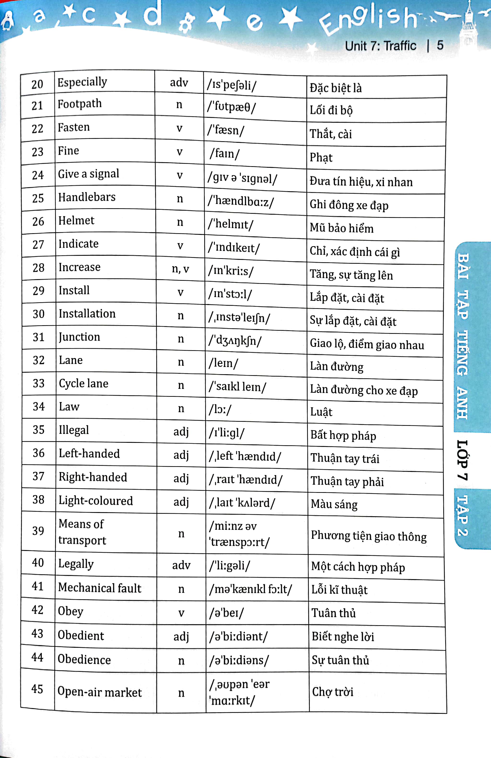 bộ global success - bài tập tiếng anh lớp 7 - tập 2 (có đáp án)