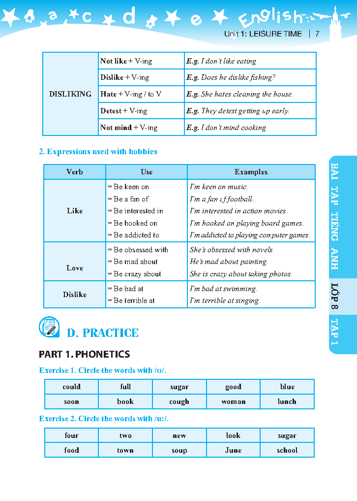 bộ global success - bài tập tiếng anh lớp 8 - tập 1 (có đáp án)