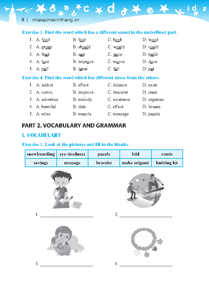 bộ global success - bài tập tiếng anh lớp 8 - tập 1 (có đáp án)