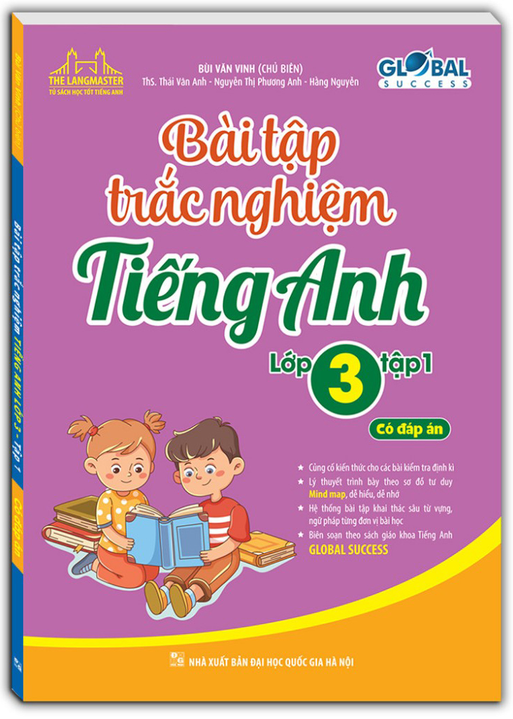 bộ global success - bài tập trắc nghiệm tiếng anh lớp 3 - tập 1 - có đáp án
