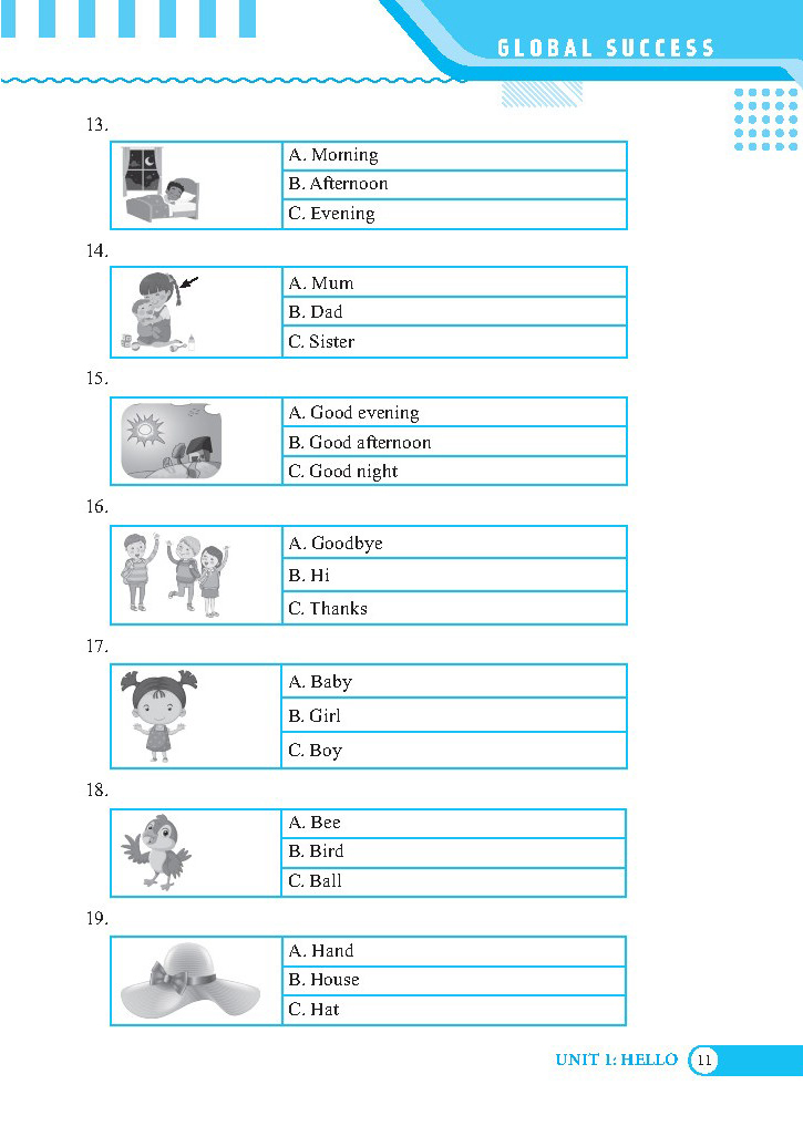 bộ global success - bài tập trắc nghiệm tiếng anh lớp 3 - tập 1 - có đáp án