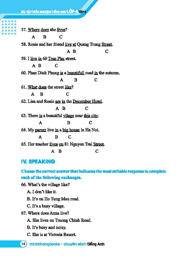 bộ global success - bài tập trắc nghiệm tiếng anh lớp 4 - tập 2 - có đáp án